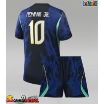 Camisa de Futebol Brasil Neymar Jr #10 Equipamento Secundário Infantil Mundo 2026 Manga Curta (+ Calças curtas)